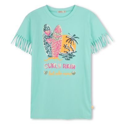 Straight dress with fringe BILLIEBLUSH GIRL