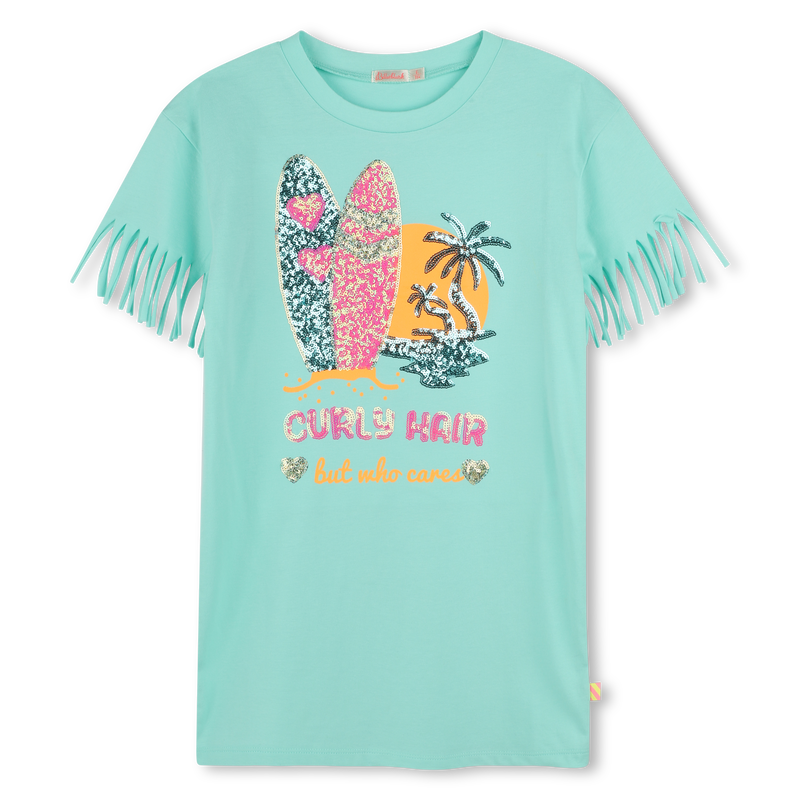 Straight dress with fringe BILLIEBLUSH 
                        GIRL