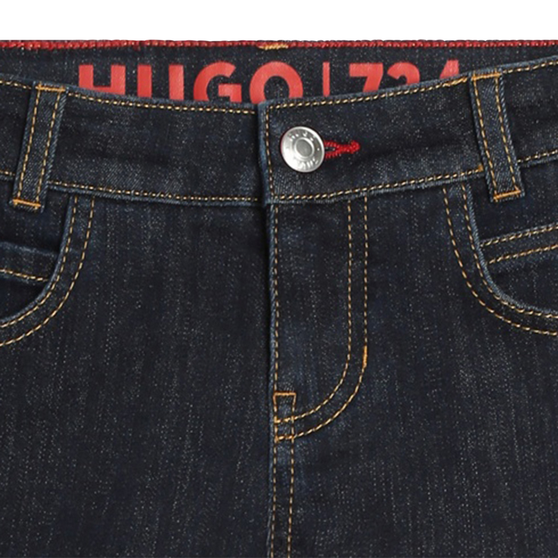 Slim-Fit Five-Pocket Jeans HUGO 
                    BOY