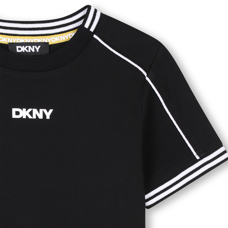 T-shirt with colorful stripes DKNY 
                        UNISEX