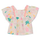 Ruffled Sleeve Blouse BILLIEBLUSH 
                    GIRL
