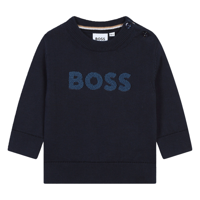 Cotton Logo Sweater BOSS 
                        BOY