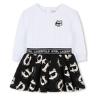 Long sleeve dress KARL LAGERFELD KIDS 
                    GIRL