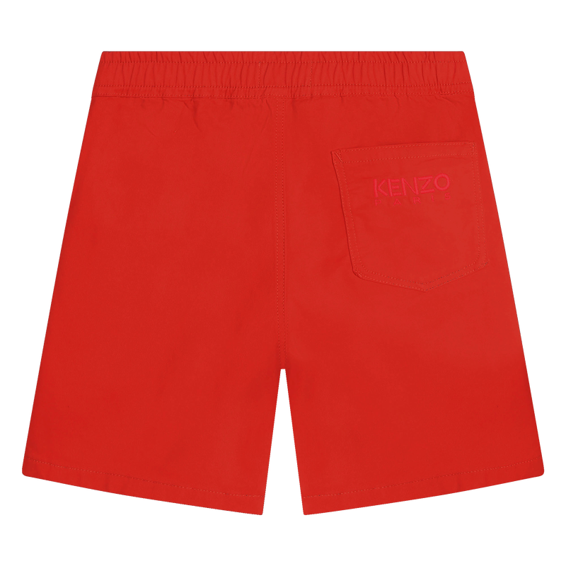 Cotton twill shorts KENZO KIDS 
                    BOY