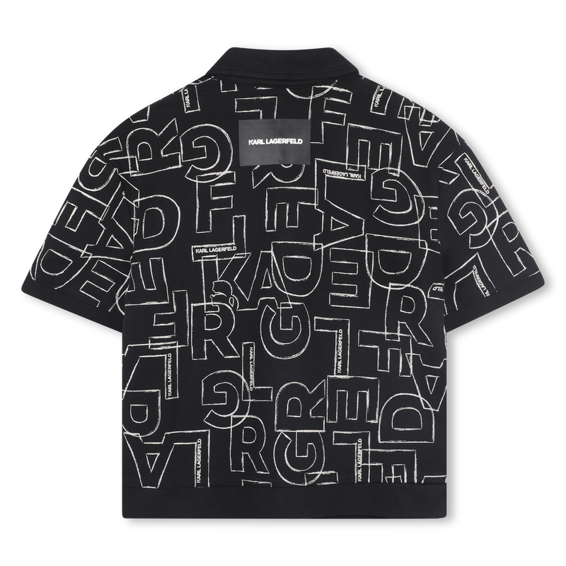 Short-sleeved jersey shirt KARL LAGERFELD KIDS 
                    BOY