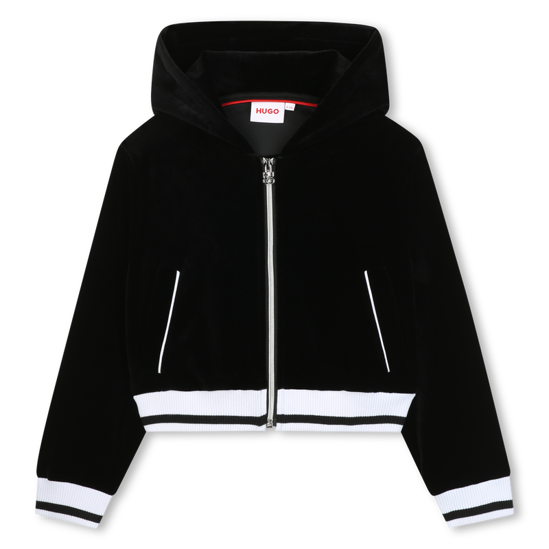 Hooded cardigan HUGO 
                        GIRL