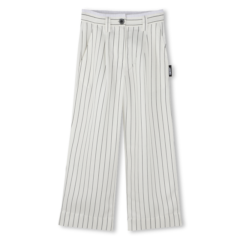 Striped wide-leg trousers DKNY 
                        GIRL