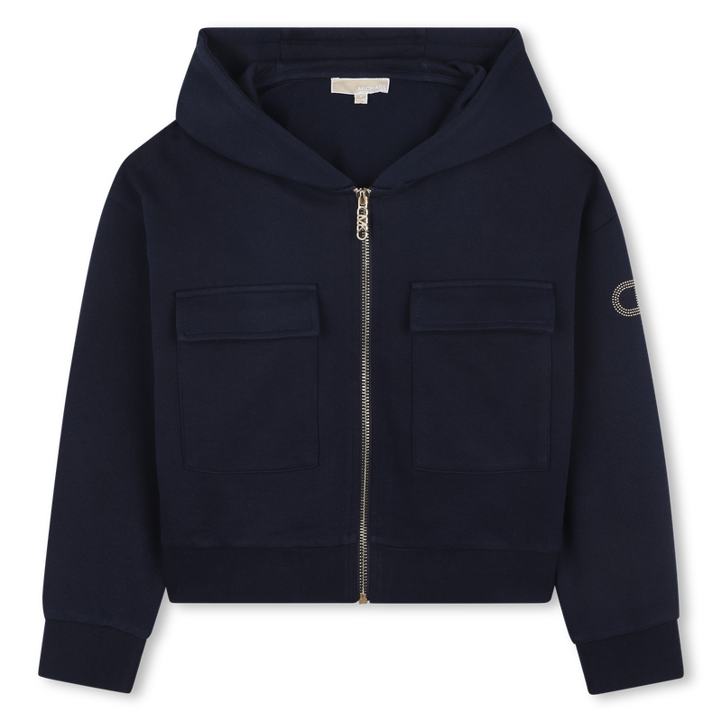 Hooded cardigan MICHAEL KORS 
                        GIRL