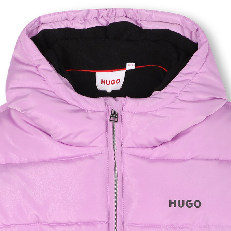 Hooded down jacket HUGO 
                        GIRL