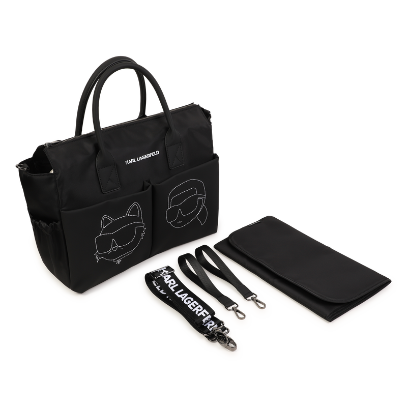 Changing bag with print KARL LAGERFELD KIDS 
                        UNISEX