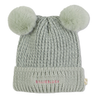 Double pompom beanie, PALE DOVE, hi-res