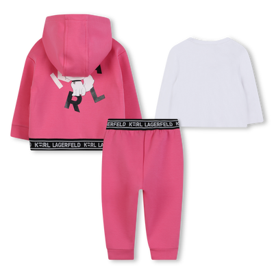 3-piece jogging set KARL LAGERFELD KIDS GIRL