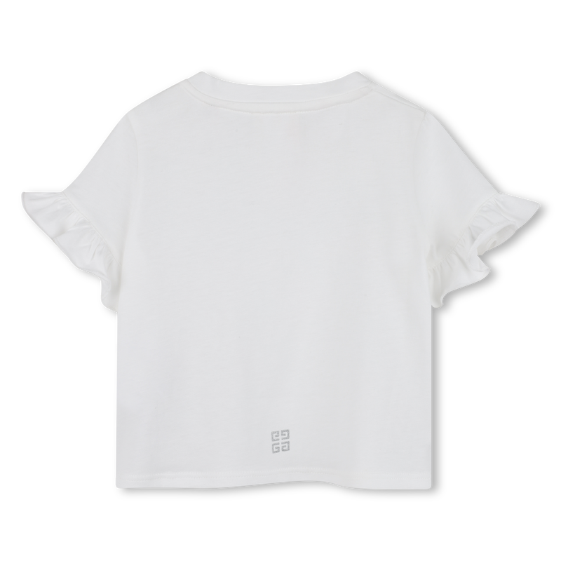 T-shirt with ruffles GIVENCHY 
                    GIRL