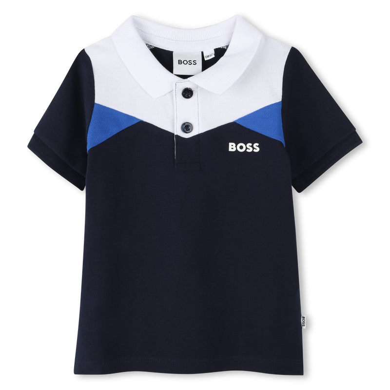 Color Block Polo Shirt BOSS 
                        BOY