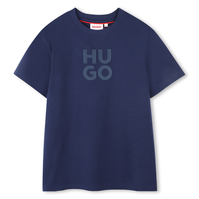 Short-sleeved cotton T-shirt HUGO 
                        BOY