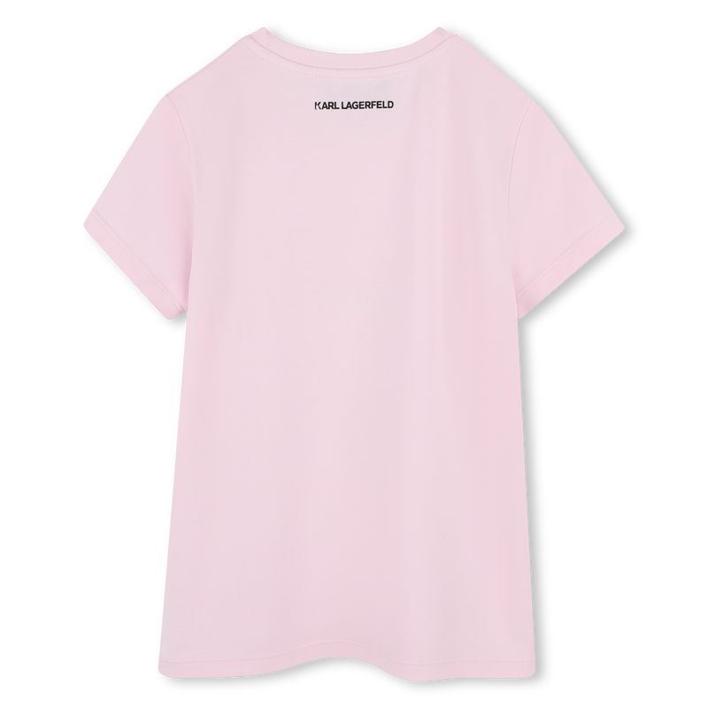 T-shirt with print KARL LAGERFELD KIDS 
                    GIRL