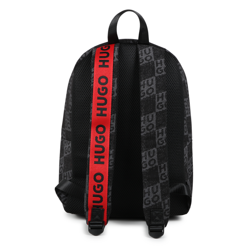 Printed Fabric Backpack HUGO 
                    BOY