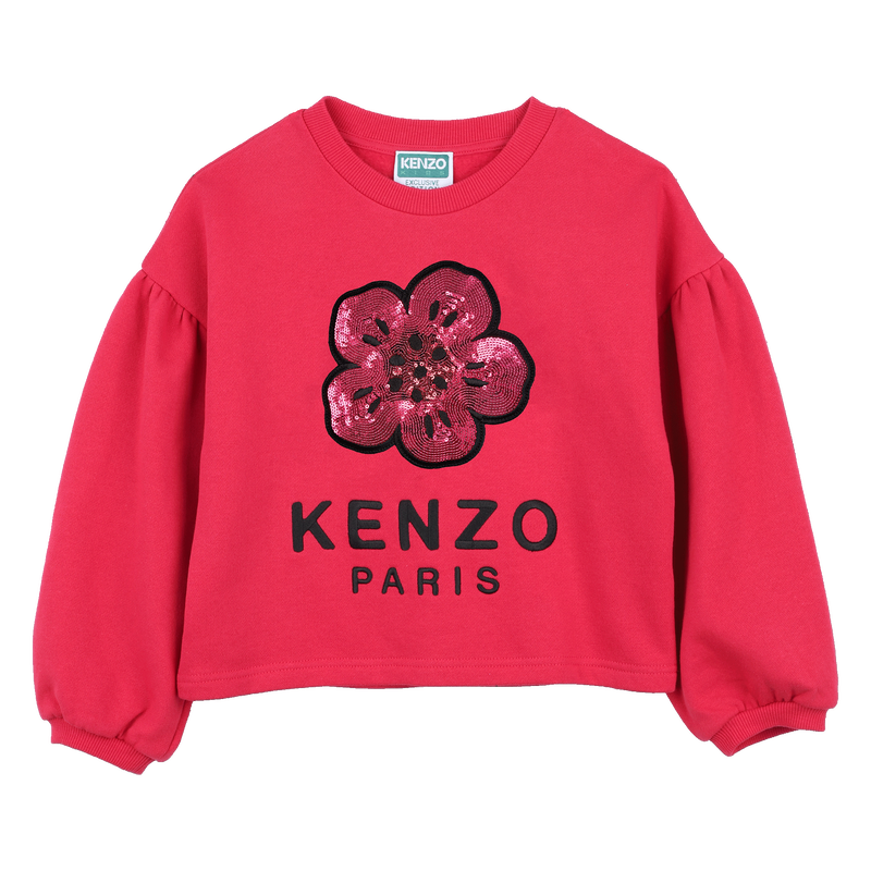 Balloon long-sleeved sweatshirt KENZO KIDS 
                    GIRL