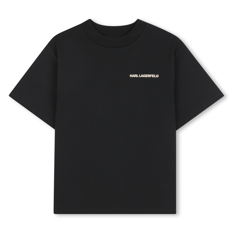 Heavy cotton jersey T-shirt KARL LAGERFELD KIDS 
                        BOY