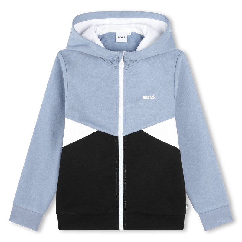 Hooded Zip-Up Cardigan BOSS 
                        BOY