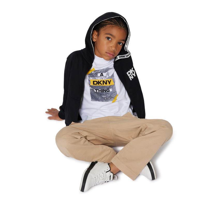 Hooded cardigan DKNY 
                        BOY