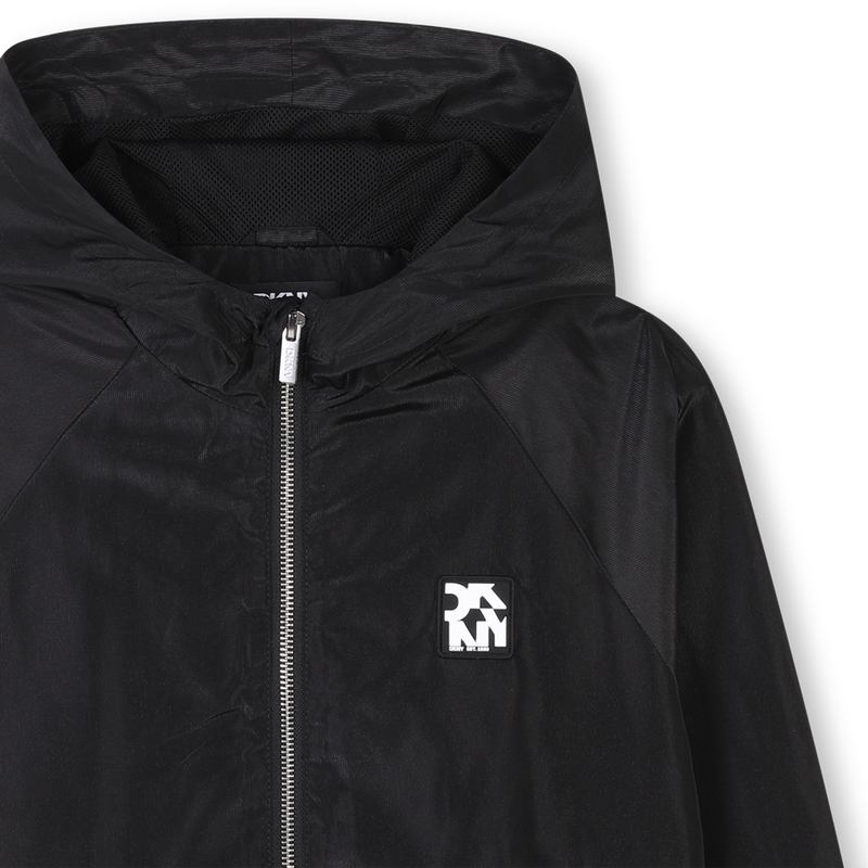 Hooded water-repellent jacket DKNY 
                    GIRL
