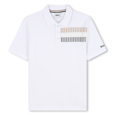 Straight polo with stripes BOSS BOY