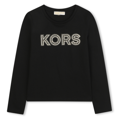 Long-sleeved jersey T-shirt MICHAEL KORS GIRL