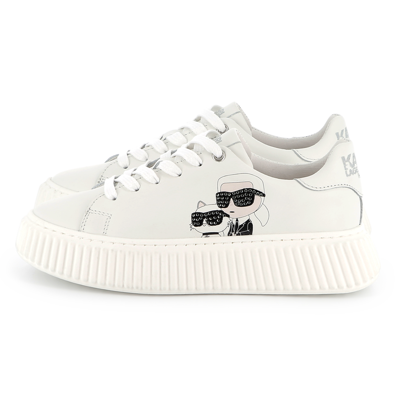 Low-top lace-up sneakers KARL LAGERFELD KIDS 
                    GIRL