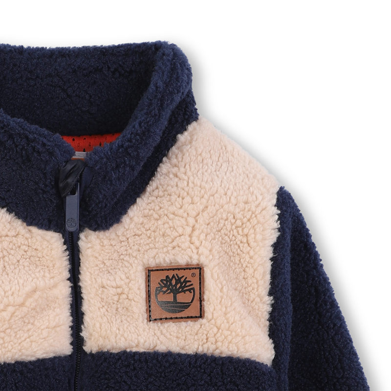 Fluffy fleece cardigan TIMBERLAND 
                    BOY