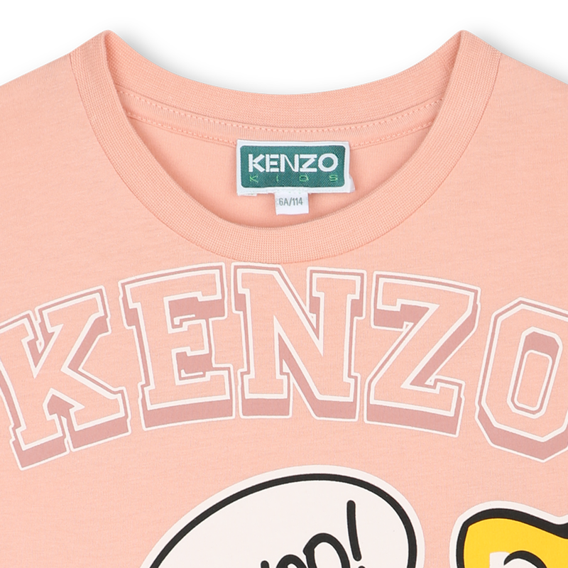 Tiger print t-shirt KENZO KIDS 
                    GIRL