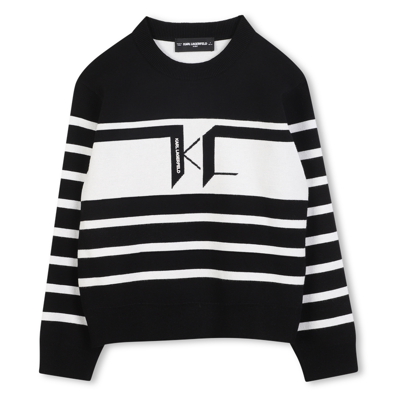 Knitted sweater KARL LAGERFELD KIDS 
                    BOY