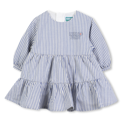 Long puff sleeve dress KENZO KIDS GIRL