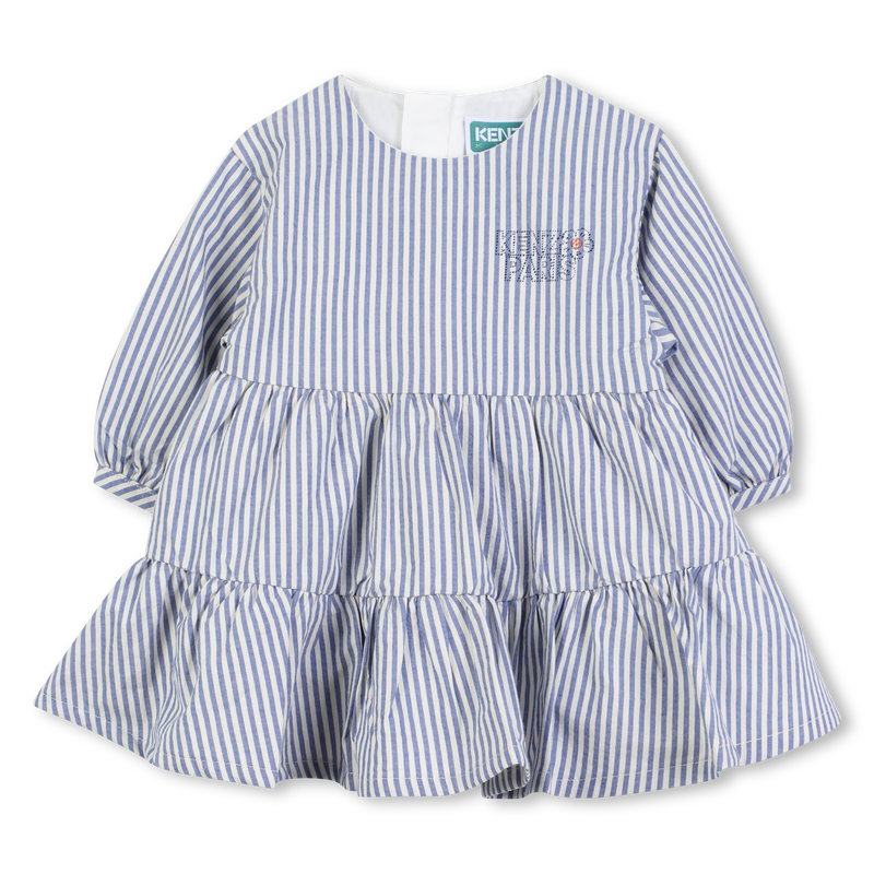 Long puff sleeve dress KENZO KIDS 
                    GIRL