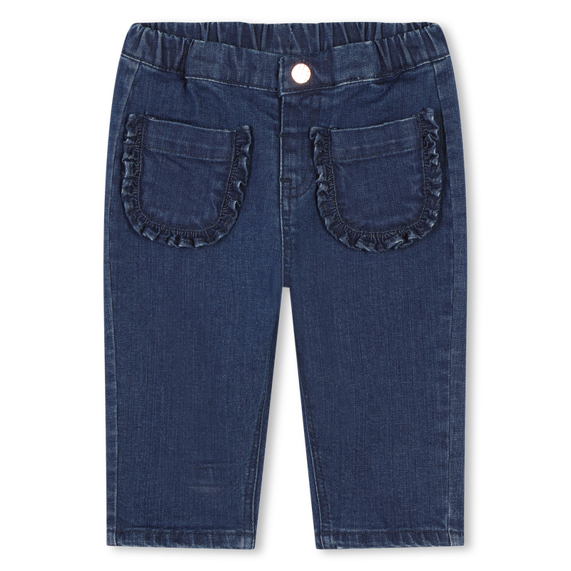 Frilled Pocket Jeans CARREMENT BEAU 
                    GIRL