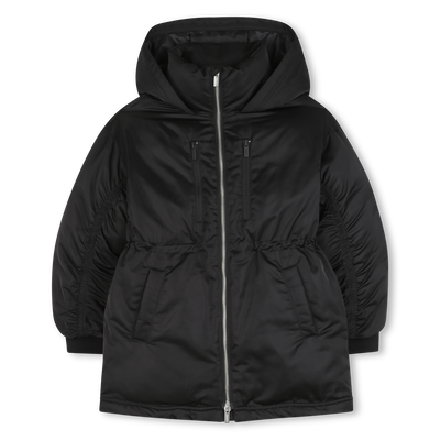 Water-repellent hooded parka DKNY GIRL