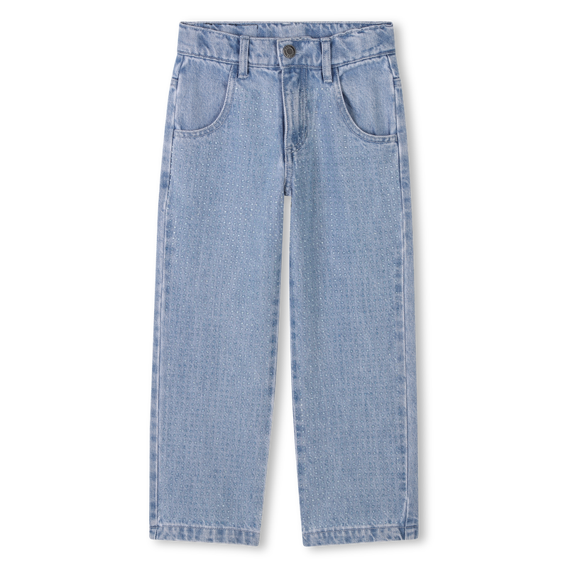 Jeans with clear diamant&eacute;s MARC JACOBS 
                        GIRL