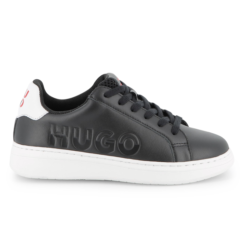 Cowhide leather sneakers HUGO 
                        BOY