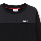 Round neck sweatshirt HUGO 
                    BOY