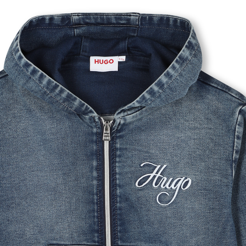 Hooded cardigan HUGO 
                        GIRL