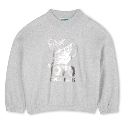 KENZO kids トレーナー 44/104 グレー KENZO KIDS - Grey Tiger Baby Sweatshirt | Childrensalon Outlet