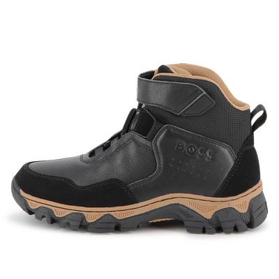 Mixed material ankle boot BOSS BOY