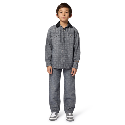 Overshirt with velvet collar GIVENCHY BOY