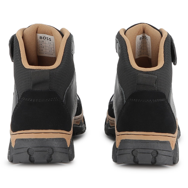 Mixed material ankle boot BOSS 
                        BOY