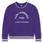 Address Graphic Sweater KARL LAGERFELD KIDS 
                    GIRL