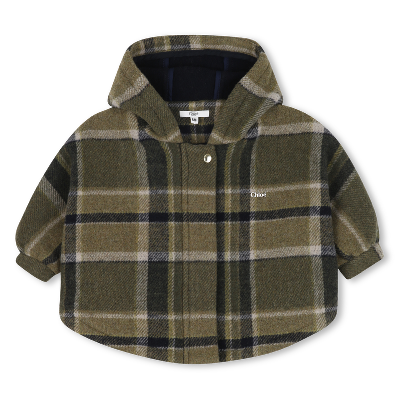 Plaid cape CHLOE 
                        GIRL