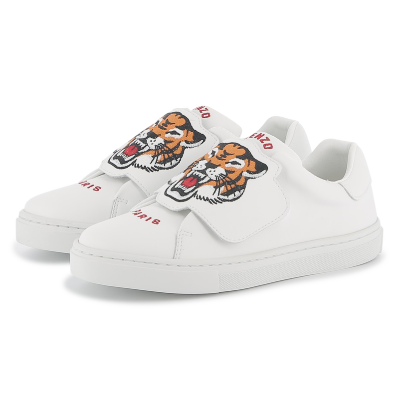 Leather Velcro sneakers