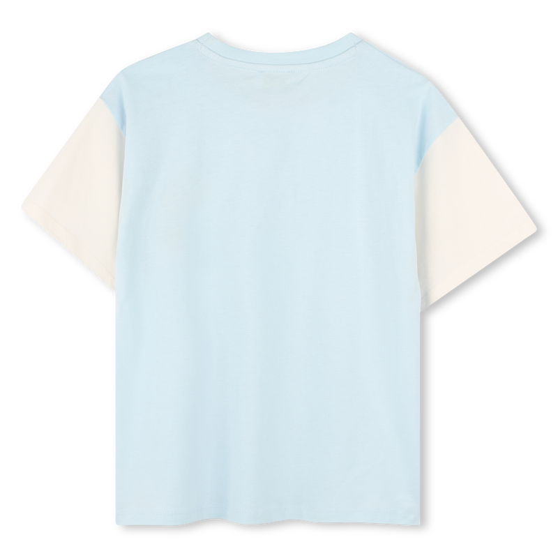 T-shirt with contrast sleeves KENZO KIDS 
                        BOY