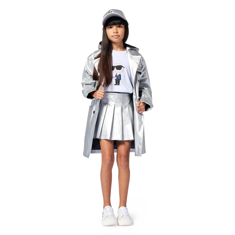 Adjustable cap with badge KARL LAGERFELD KIDS 
                        GIRL