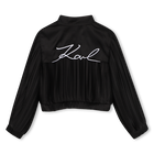 Pleated Sleeve Jacket KARL LAGERFELD KIDS 
                    GIRL